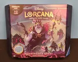 Disneys Lorcana TCG ILLUMINEERS QUEST DEEP TROUBLE SET BOX SEALED - A44 - Image 1