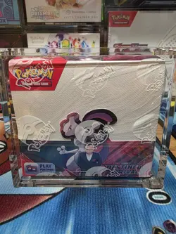 Pokemon TCG Scarlet Violet DESTINED RIVALS BOOSTER BOX Sealed W Acrylic Case - Image 1