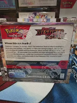 Pokemon TCG Scarlet Violet DESTINED RIVALS BOOSTER BOX Sealed W Acrylic Case - Image 3