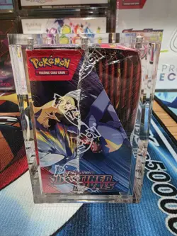 Pokemon TCG Scarlet Violet DESTINED RIVALS BOOSTER BOX Sealed W Acrylic Case - Image 4