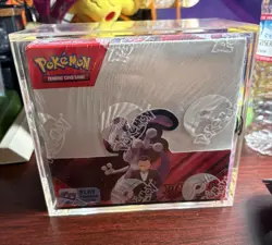Pokemon TCG Scarlet Violet DESTINED RIVALS BOOSTER BOX Sealed w/acrylic case - Image 1