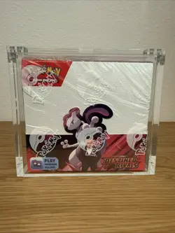 Pokemon TCG Scarlet Violet DESTINED RIVALS BOOSTER BOX Sealed w/acrylic case - Image 1