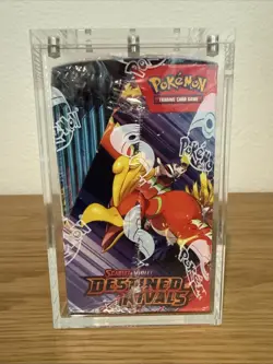 Pokemon TCG Scarlet Violet DESTINED RIVALS BOOSTER BOX Sealed w/acrylic case - Image 3