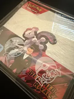 Pokemon TCG Scarlet Violet DESTINED RIVALS BOOSTER BOX Sealed w/acrylic case - Image 2