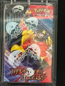 Pokemon TCG Scarlet Violet DESTINED RIVALS BOOSTER BOX Sealed w/acrylic case - Image 3