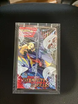 Pokemon TCG Scarlet Violet DESTINED RIVALS BOOSTER BOX Sealed w/acrylic case - Image 5