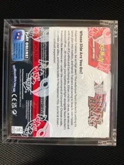 Pokemon TCG Scarlet Violet DESTINED RIVALS BOOSTER BOX Sealed w/acrylic case - Image 4