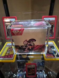 Pokemon TCG Scarlet & Violet Destined Rivals Sealed Booster Box - w/Acrylic Case - Image 1