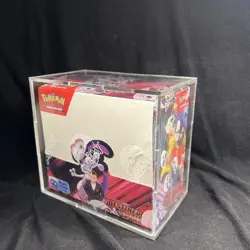 SEALED Brand New Pokemon TCG Destined Rivals Booster Display Box W/ Acrylic Case - Image 1