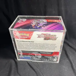 SEALED Brand New Pokemon TCG Destined Rivals Booster Display Box W/ Acrylic Case - Image 3