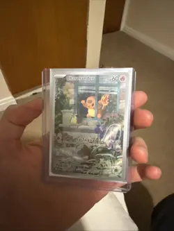 Pokemon TCG Charmander 044 SV: Scarlet & Violet Full Art Holo Black Star Promo - Image 1
