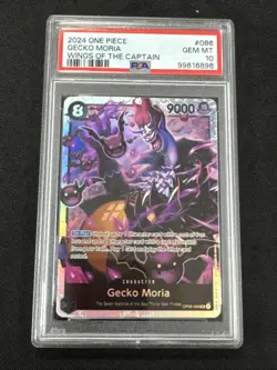 2024 One Piece Wings of The Captain Gecko Moria OP06 #086 PSA 10 English - Image 1