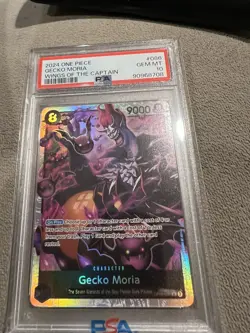 2024 One Piece Wings of The Captain Gecko Moria OP06 #086 PSA 10 - Image 1