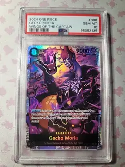 2024 One Piece Wings of The Captain Gecko Moria OP06 #086 PSA 10 - Image 1
