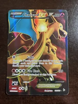 Charizard EX 100/106 HP Pokemon TCG Flashfire XY Full Art HP - Image 1