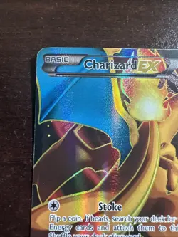 Charizard EX 100/106 HP Pokemon TCG Flashfire XY Full Art HP - Image 2