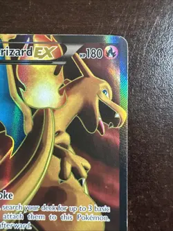 Charizard EX 100/106 HP Pokemon TCG Flashfire XY Full Art HP - Image 3