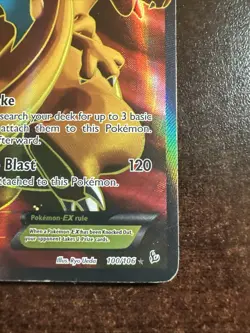Charizard EX 100/106 HP Pokemon TCG Flashfire XY Full Art HP - Image 4