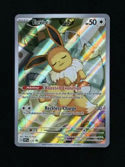 Pokemon Eevee 173 Sv: Scarlet & Violet Black Star Promo Cards Near Mint NM - Image 1