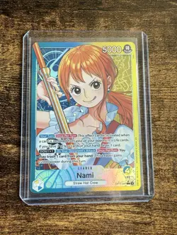 One Piece TCG Nami - OP11-041 - Alt Art Leader - One Piece Card Game - Image 1