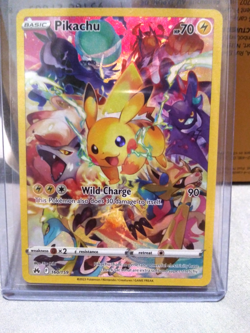 Pokemon Pikachu TCG Card Crown Zenith 160/159 Holo Secret Rare NM/Mint +extras - Image 5