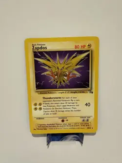 🔥 Zapdos 30/62 🔥 Original Non Holo Rare Fossil Set Pokemon Card WOTC 1999 LP - Image 1