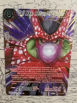 Cell Max Return of Despair SPR Gold Foil BT22-027 Dragon Ball Super Masters Card - Image 3