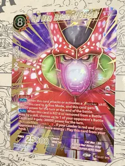 Cell Max Return of Despair SPR Gold Foil BT22-027 Dragon Ball Super Masters Card - Image 4