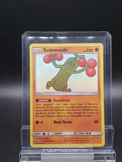 Sudowoodo SV20/SV94 Hidden Fates Baby Shiny Holo Rare Pokemon Card 2019 NM - Image 1