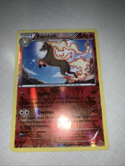 Rapidash 15/106 Flashfire Reverse Holo Uncommon Pokemon Card TCG English LP - Image 1