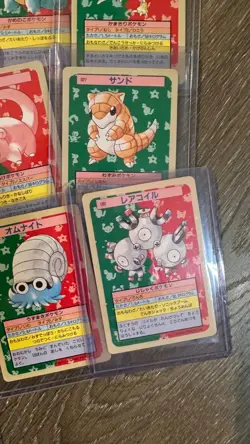 Pokemon Card Topsun Blue Back 1997 Japanese Lot 10 Cards - Image 5