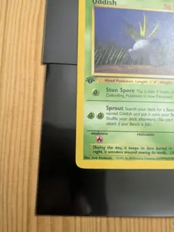 Pokemon TCG Oddish Jungle 1st Edition Common Card 58/64, Regular MP - Image 3