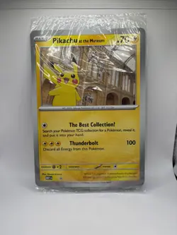 Pokemon x Natural History Museum Promo - Pikachu At The Museum IN HAND & Sealed - Image 3