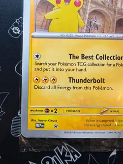 Pokemon x Natural History Museum Pikachu at the Museum Jumbo Promo Card SEALED - Image 3