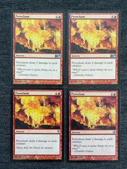 4x Pyroclasm NM-Mint, English Multiple Versions MTG Magic - Image 1