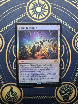 MTG Ugin's Labyrinth Modern Horizons 3 #233 Magic The Gathering Foil Rare NM - Image 1