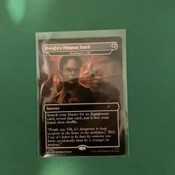 Dwight's Weapon Stash Steelshaper's Gift Secret Lair The Office Destiny MTG - Image 1
