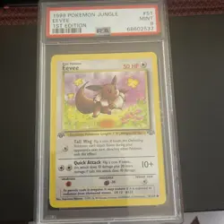 PSA 9 1st Edition Eevee 51/64 Jungle Set WOTC Pokemon TCG Vintage - Image 1