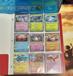 Pokemon Card Collection Lot Vintage Binder Full Arts 250 Cards - Mega Charizard - Image 4