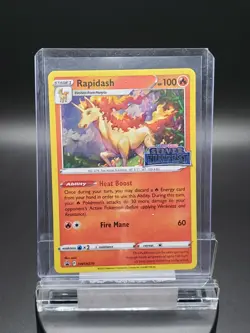 Rapidash SWSH270 Pre Release Stamped Black Star Promo Pokemon TCG Near Mint - Image 1