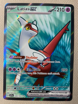 Latias ex 220/191 - Full Art Holo - NM/M - Sv08 Surging Sparks - Pokemon TCG - Image 1