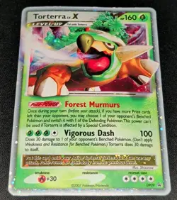 Torterra LV.X DP09 Diamond and Pearl Holo Pokemon TCG - Image 1