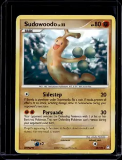 Sudowoodo 35/123 Non Holo Mysterious Treasures 2007 (HP) / Pokemon TCG - Image 2