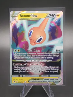 Pokemon TCG Rotom VSTAR Sword & Shield-Crown Zenith 046/159 Holo Ultra Rare - Image 1