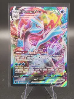 Pokemon TCG Kyurem VMAX Sword & Shield - Lost Origin 049/196 Holo Ultra Rare - Image 1