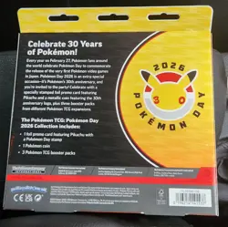 POKEMON DAY 2026 COLLECTION - 30TH ANNIVERSARY - BRAND NEW & SEALED - ENGLISH - Image 2
