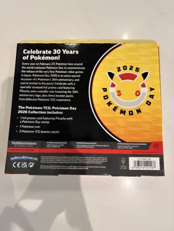 POKEMON DAY 2026 COLLECTION - 30TH ANNIVERSARY - BRAND NEW & SEALED - ENGLISH - Image 3