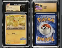 POKEMON CGC PRISTINE 10 PIKACHU ILLUSTRATION CONTEST WINNER 2024 #214 PROMO - Image 3