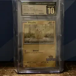 POKEMON CGC PRISTINE 10 PIKACHU ILLUSTRATION CONTEST WINNER 2024 #214 PROMO - Image 1