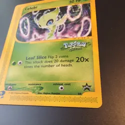 Celebi 50 WOTC Black Star Promo Pokemon e-reader Card in Excellent Condition - Image 2